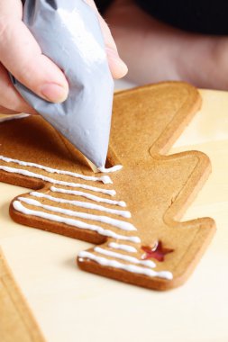 gingerbread çerezleri dekorasyon.