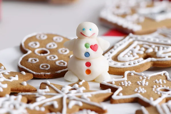 Biscuits au pain d'épice de Noël — Photo