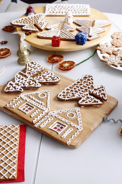 Christmas gingerbread cookies — Stock Photo, Image