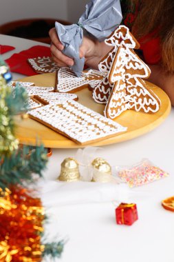 gingerbread çerezleri dekorasyon.
