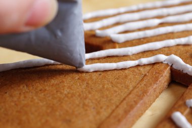 gingerbread çerezleri dekorasyon.