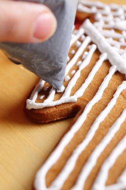 gingerbread çerezleri dekorasyon.