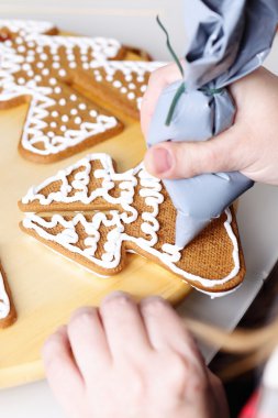 gingerbread çerezleri dekorasyon.