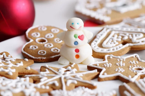 Biscuits au pain d'épice de Noël — Photo