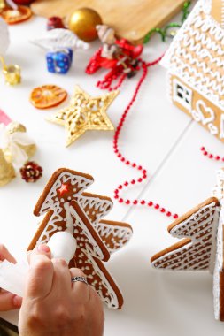 gingerbread çerezleri dekorasyon.