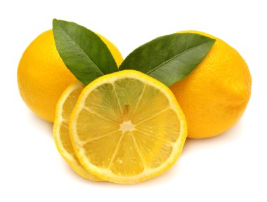 limon yaprakları ile