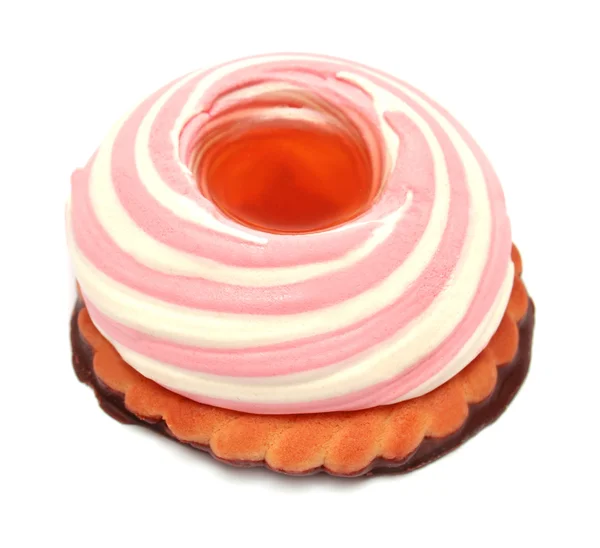 Striped cookie — Stock Photo, Image