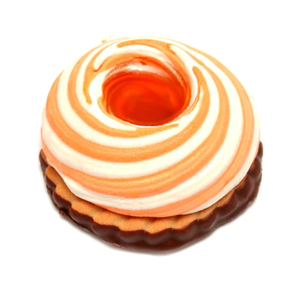 Striped cookie — Stock Photo, Image