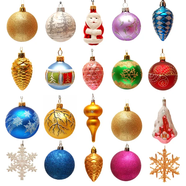 Collection of Christmas toys Stock Photo