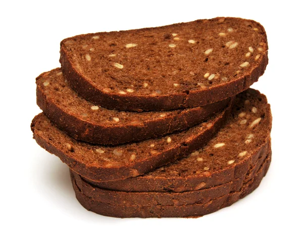 Brown bread slices — Stock Photo, Image