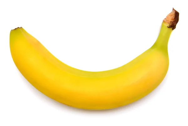 Один жёлтый банан — стоковое фото