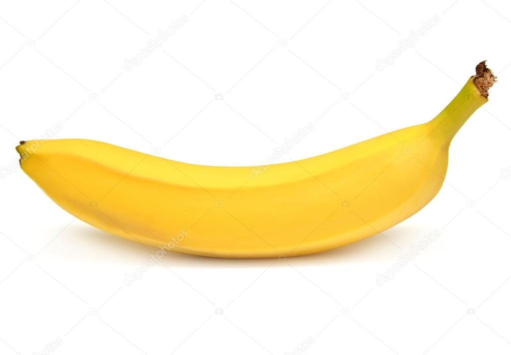 One yellow banana