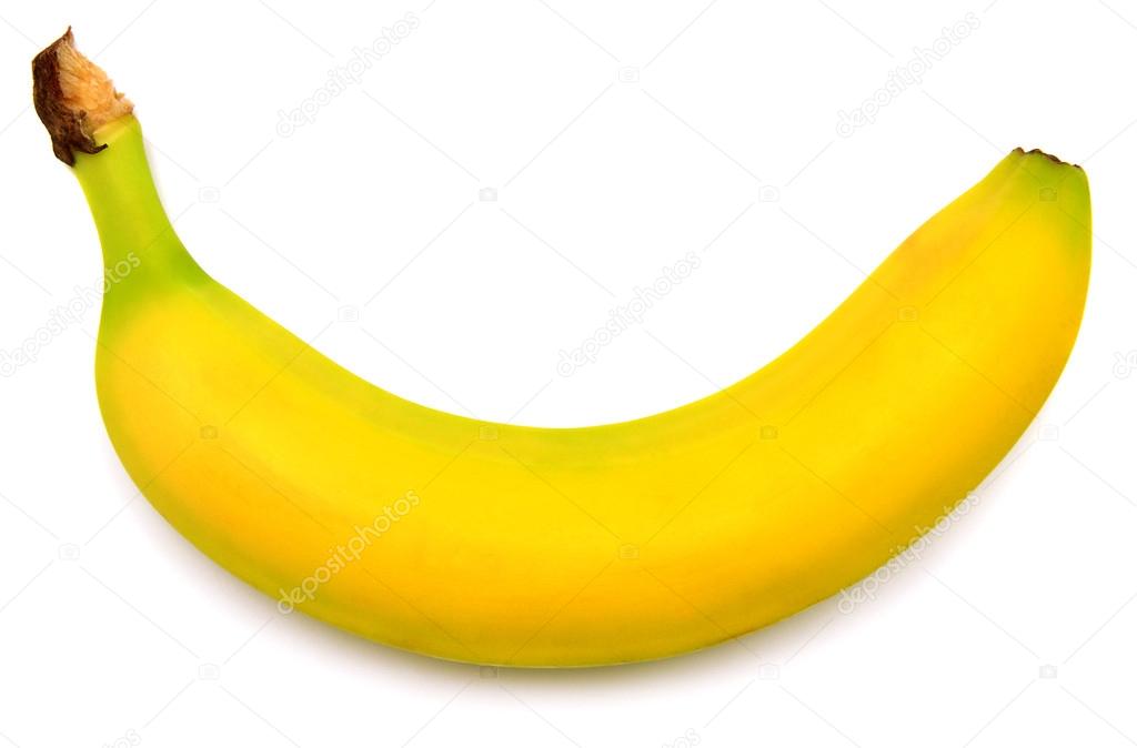 Single bright banana