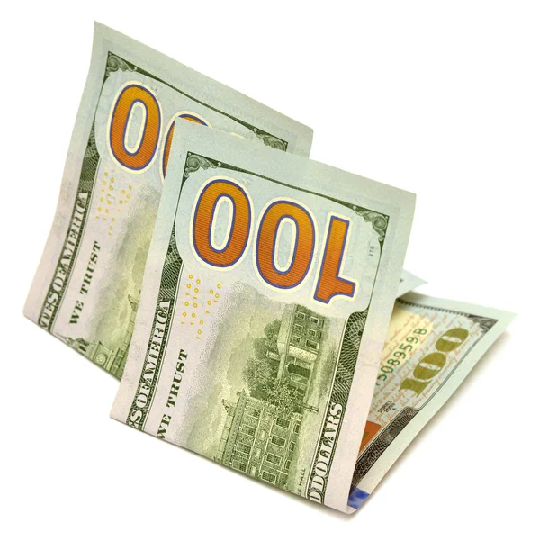 One hundred dollars banknotes — Stock Photo, Image