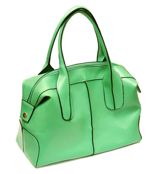 Groene vrouwen tas — Stockfoto