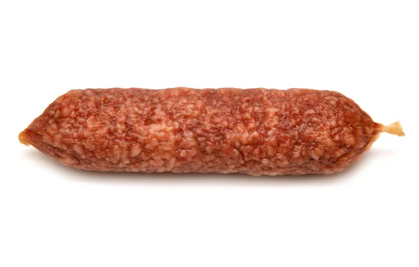 Sausage isolated on white — Stock Photo, Image