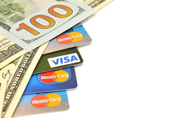 Photo of Visa and Mastercar — Stock Photo, Image