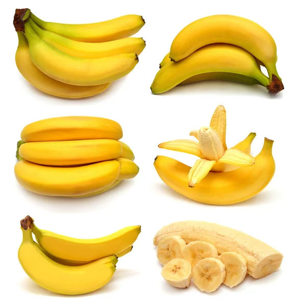 Collection of tasty bananas — Stock Photo, Image