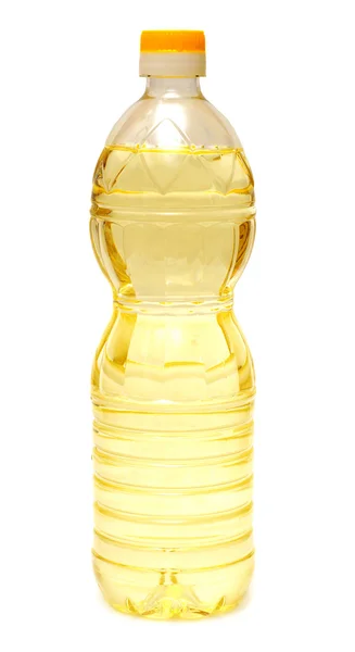 Sticla de ulei de floarea soarelui — Fotografie, imagine de stoc