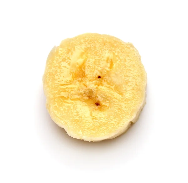Een stuk van ronde banaan — Stockfoto