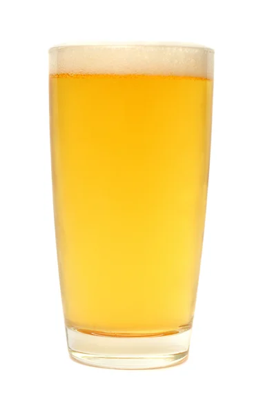 Glas bier met schuim — Stockfoto