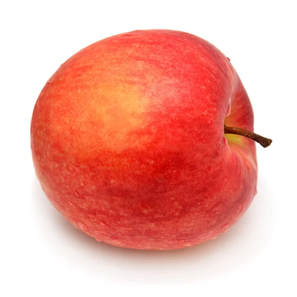 Manzana roja sobre blanco — Foto de Stock