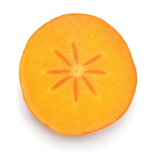 Slice of ripe persimmon — Stock Photo, Image