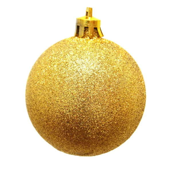 Boule de Noël jaune — Photo