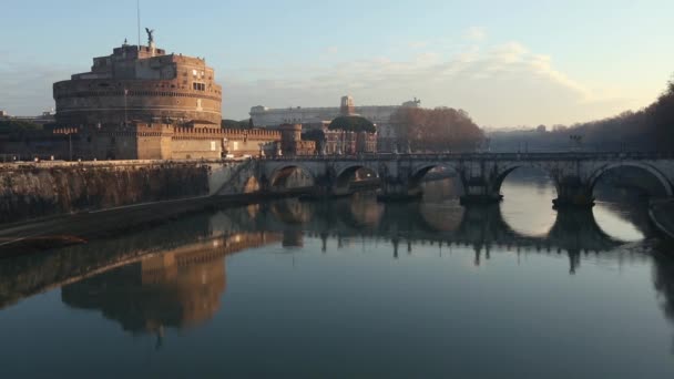 로마 시 아침 보기, 이탈리아. — 비디오