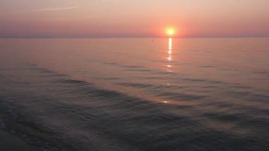 Sunrise deniz manzara.