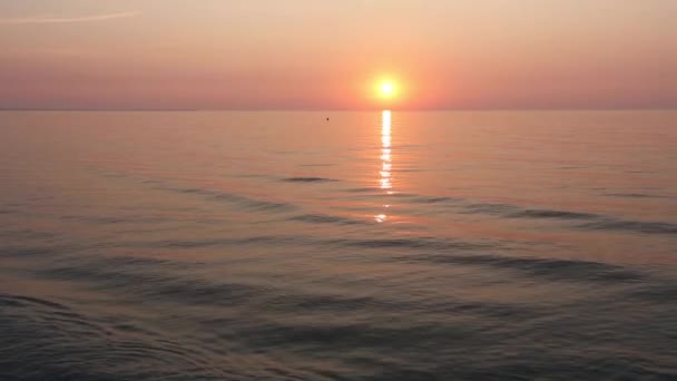 Sunrise havet Panorama — Stockvideo