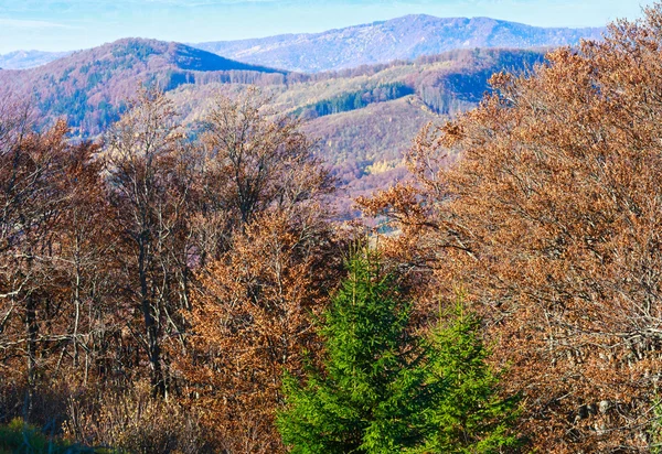 Autunno Carpazi vista . — Foto Stock