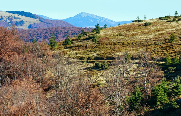 Blick auf die Herbstkarpaten. — Stockfoto