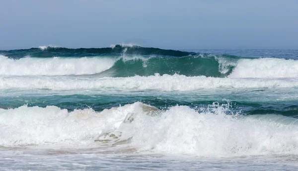 Paisagens de tempestade marítima . — Fotografia de Stock