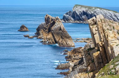 Arnia Beach kıyı şeridi manzara.