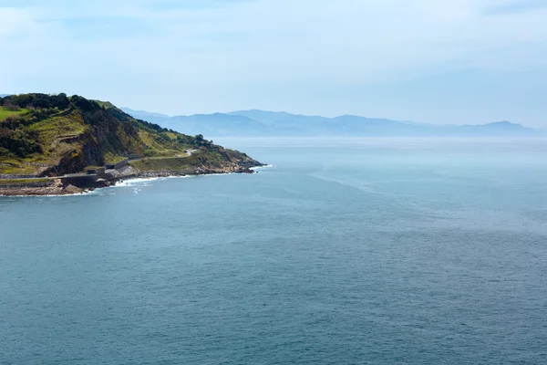 Blick auf die Küste von getaria Maus, Spanien, Baskenland. — Stockfoto