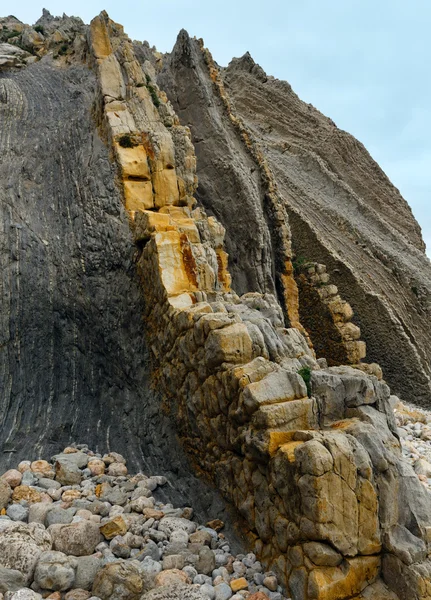 Felsen am Strand von Portio. — Stockfoto