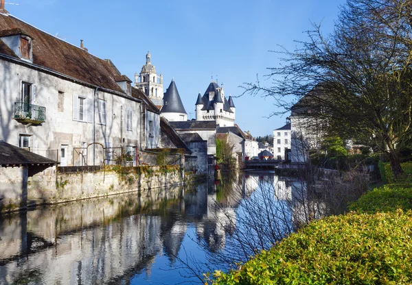 La ciudad real de Loches (Francia ). — Foto de Stock