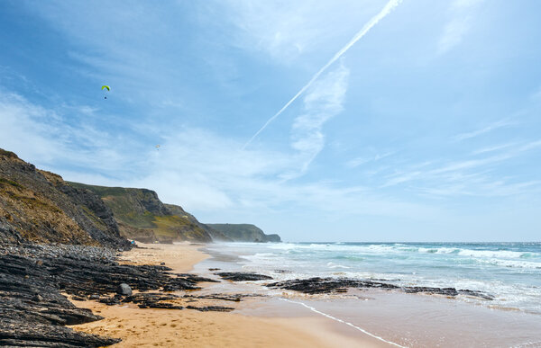 Castelejo beach (Algarve, Portugal). 