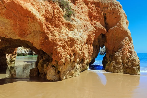 Αλγκάρβε παραλία Tres Irmaos Dos (Πορτογαλία) — Φωτογραφία Αρχείου