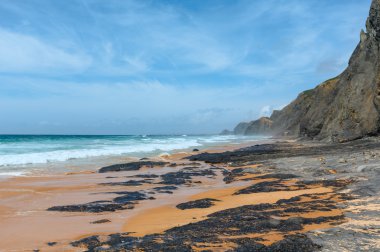 Castelejo beach (Algarve, Portekiz). 
