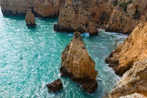 Ponta da Piedade (Lagos, Algarve, Portogallo ). — Foto Stock