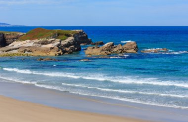 Atlantik Islas kumsal (İspanya).