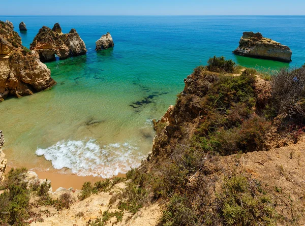 Praia Dos Tres Irmaos (Portugal de Algarve) — Fotografia de Stock