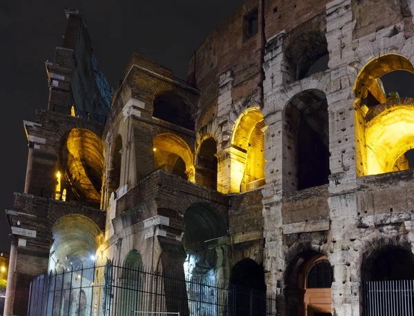 Colosseum night view, Rome. Royalty Free Stock Photos