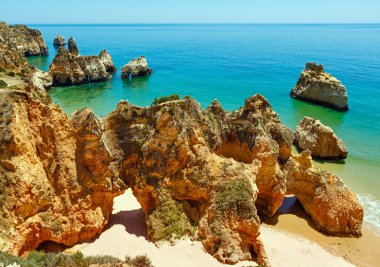 Algarve beach Dos Tres Irmaos (Portekiz)
