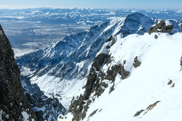 Inverno Montanha Paisagem. — Fotografia de Stock