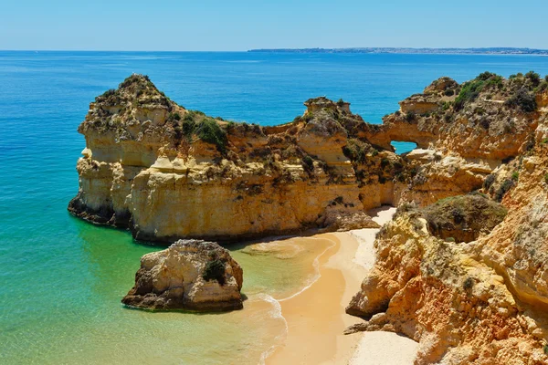 Αλγκάρβε παραλία Tres Irmaos Dos (Πορτογαλία) — Φωτογραφία Αρχείου