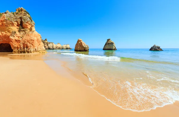 Plaży w Algarve Dos Tres Irmaos (Portugalia) — Zdjęcie stockowe