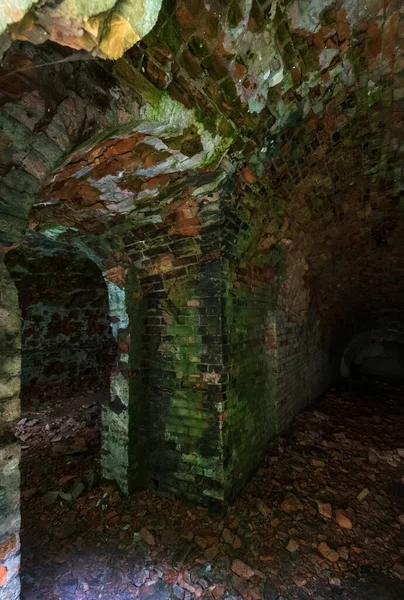 Caves Abandonadas Forte Tarakaniv Militar Outros Nomes Forte Dubno Fortaleza — Fotografia de Stock